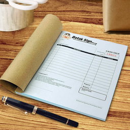 NCR Receipts Pads (1 ply, single color)