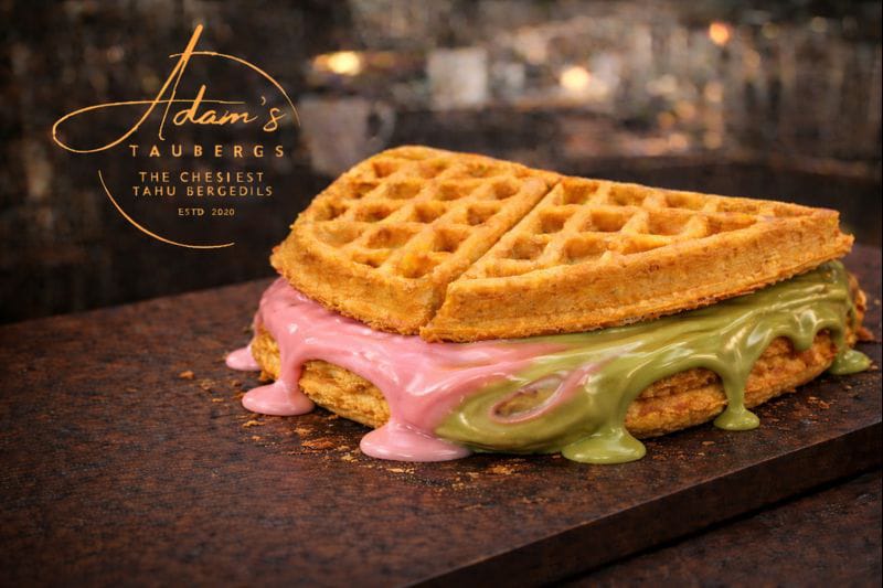 Strawberry Matcha Waffle