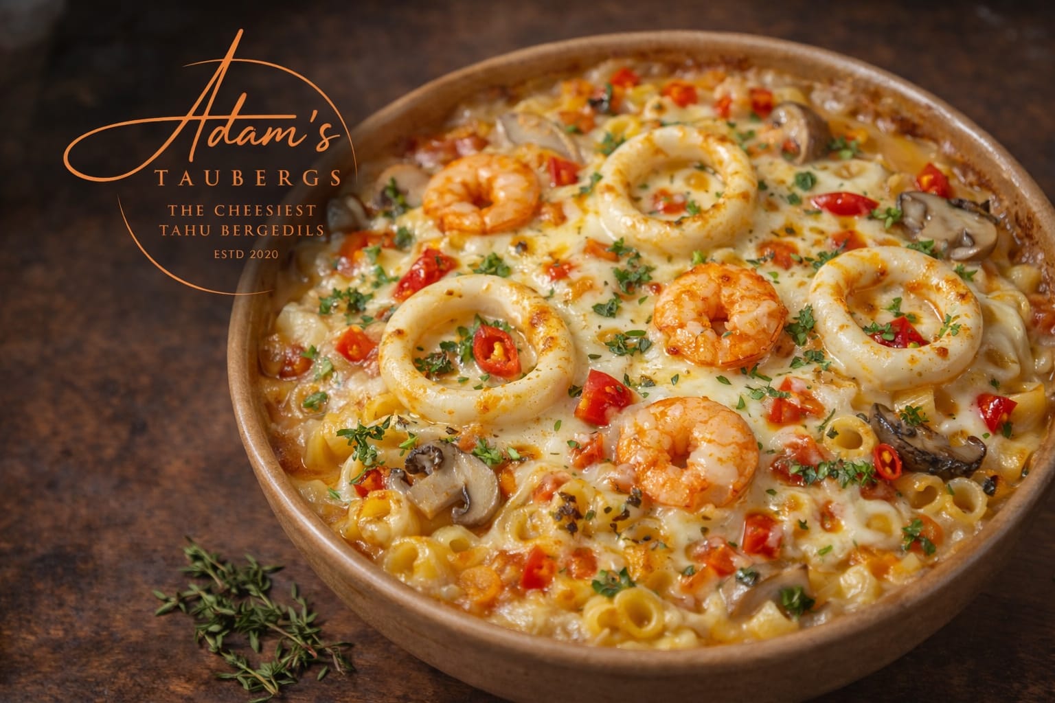 Baked Seafood Tom Yum Mac & Cheese_0