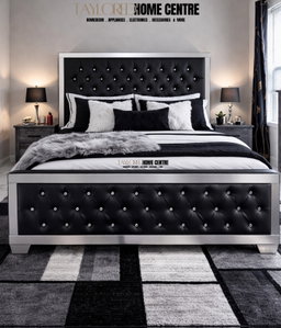 Barret Vegan Leather Standard Bed Queen Size