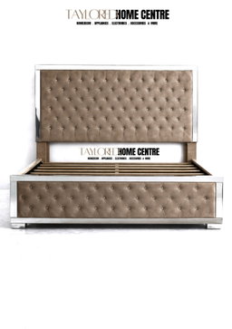 Barret Vegan Leather Standard Bed Queen Size
