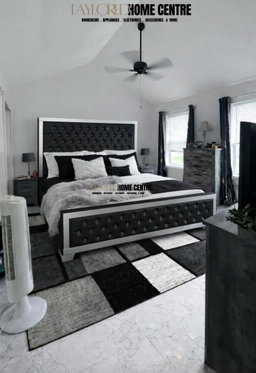Barret Vegan Leather Standard Bed Queen Size