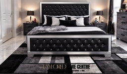 Barret Vegan Leather Standard Bed Queen Size