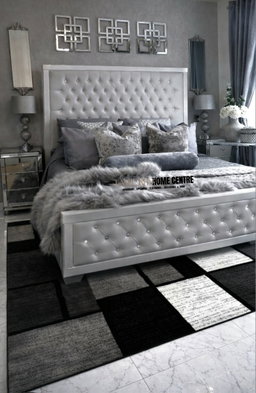 Barret Vegan Leather Standard Bed Queen Size