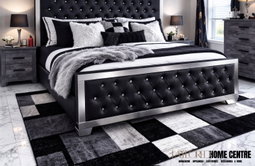 Barret Vegan Leather Standard Bed Queen Size