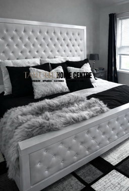 Barret Vegan Leather Standard Bed Queen Size