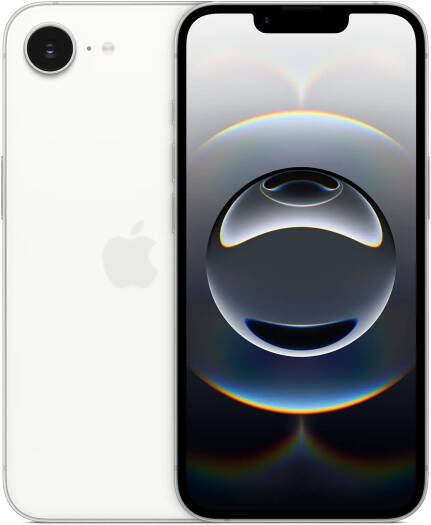 Apple iPhone 16e Mobile Phone, 6.1" Super Retina XDR OLED Display, A18 6-Core CPU, 4-Core GPU, 16-Core Neural Engine, 8GB RAM + 128GB Storage, 4005mAh Battery, International, Black_2