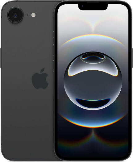 Apple iPhone 16e Mobile Phone, 6.1" Super Retina XDR OLED Display, A18 6-Core CPU, 4-Core GPU, 16-Core Neural Engine, 8GB RAM + 128GB Storage, 4005mAh Battery, International, Black_3