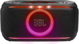 JBL PartyBox On-The-Go 2 Portable Party Speaker, Bluetooth 5.4 Auracast Multi-Speaker Pairing, 2 Wireless Mics Karaoke Echo Smart Key Change, 15Hr Battery USB-C Fast Charge