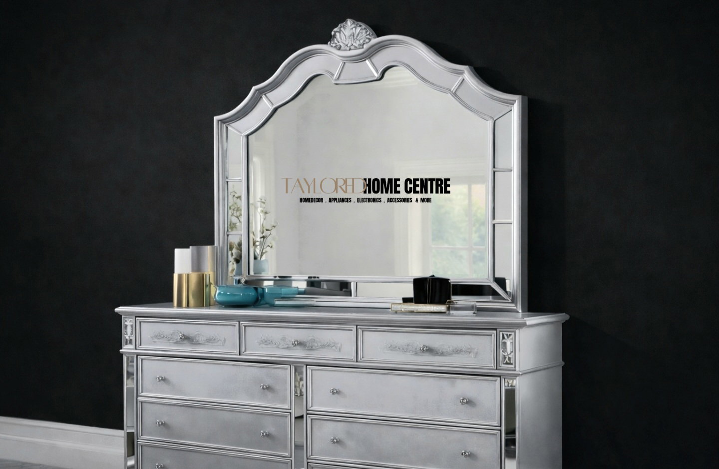 Furniture of America Viktoria Traditional Wood King & Queen Poster Bed in Black & Grey_5
