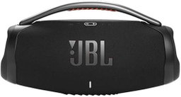 JBL Boombox 3 Portable Bluetooth Speaker, 3-Way Speaker, Metal Carry Handle with Silicone Grips, 1x Woofer, 2x Midrange & 2x Tweeters, Up to 24H of Playback, Pair Up to 2 Devices