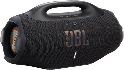 JBL Boombox 4 Portable Bluetooth Speaker, 2x 65W RMS Woofer Power, 37Hz - 20kHz Frequency Response, Two Bast Boost Settings, Up to 28 Hours Playing Time, IP68 Waterproof & Dustproof, Black