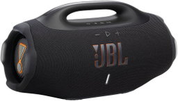 JBL Boombox 4 Portable Bluetooth Speaker, 2x 65W RMS Woofer Power, 37Hz - 20kHz Frequency Response, Two Bast Boost Settings, Up to 28 Hours Playing Time, IP68 Waterproof & Dustproof, Black 