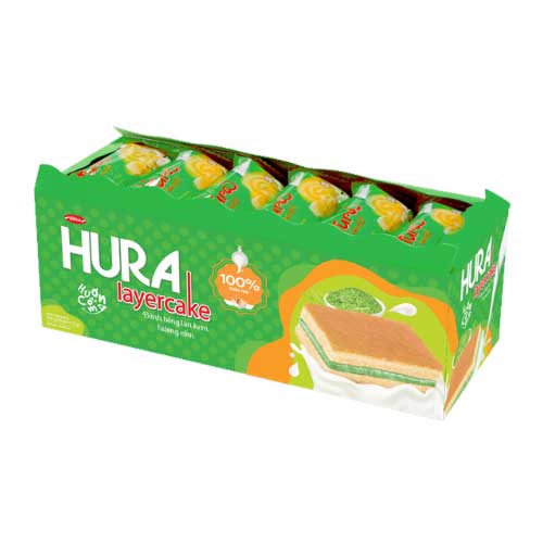 Pandan flavor hura layer cake_0