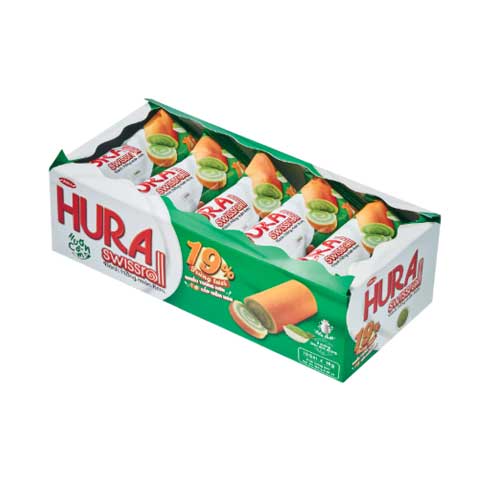 Pandan flavor hura swissroll_0
