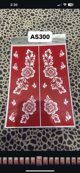 Henna Stencils high quality 