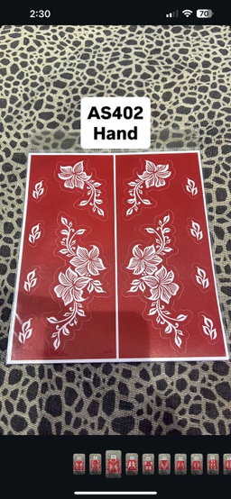 Henna Stencils high quality 