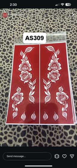 Henna Stencils high quality 