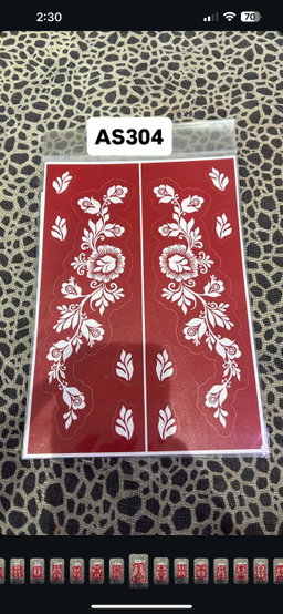Henna Stencils high quality 