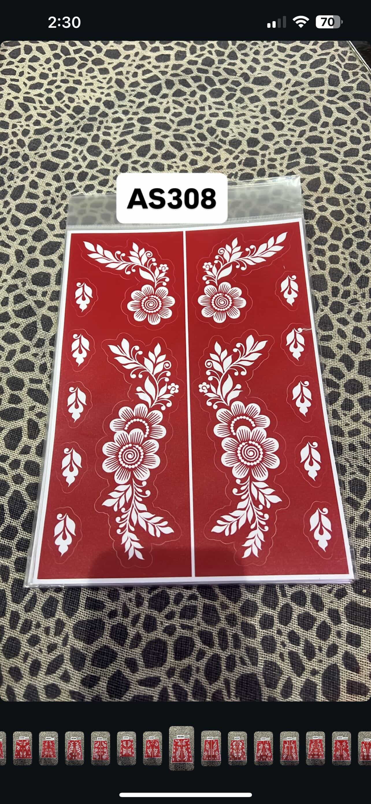 Henna Stencils high quality _5