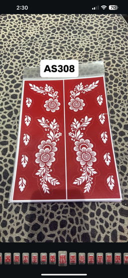 Henna Stencils high quality 