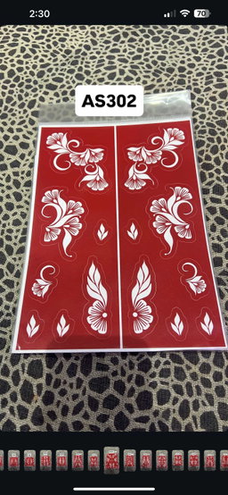 Henna Stencils high quality 