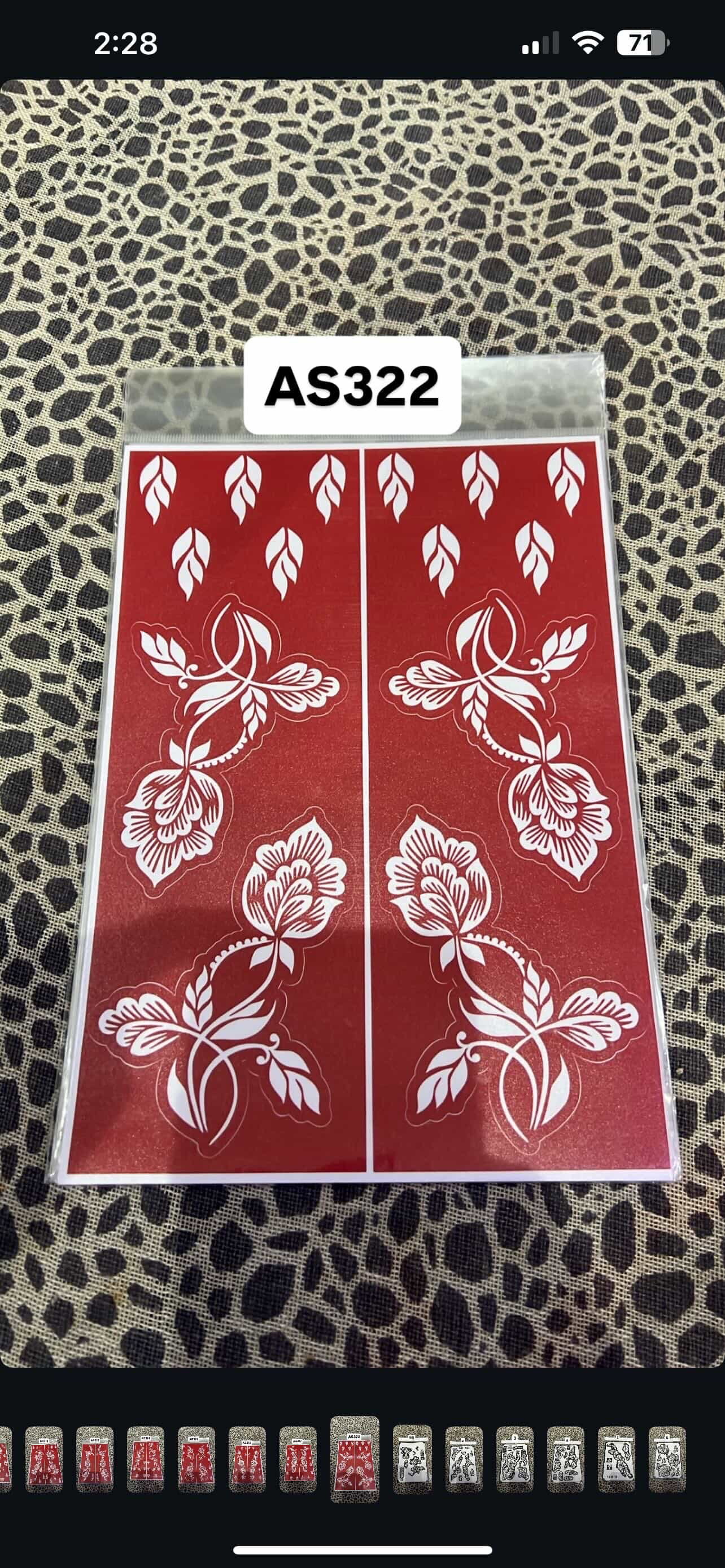 Henna Stencils high quality _8