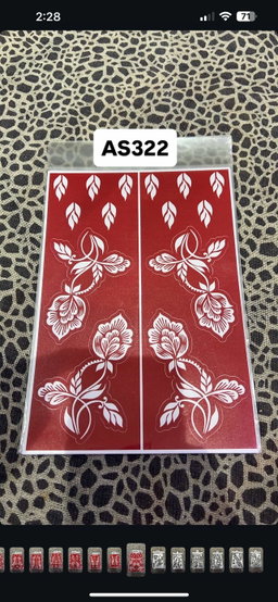 Henna Stencils high quality 