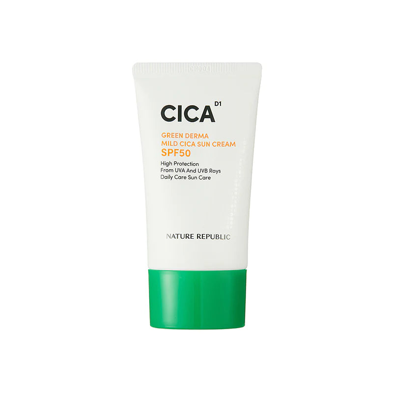 Green Derma Mild Cica Safety 100 Sun Cream SPF50+ PA++++