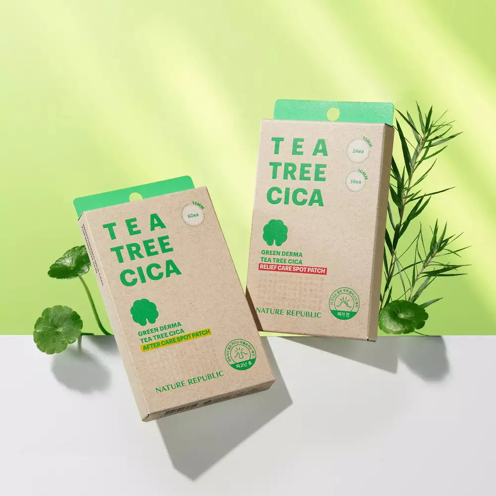 Green Derma Tea Tree Cica After Care Spot Patch (60 pieces)