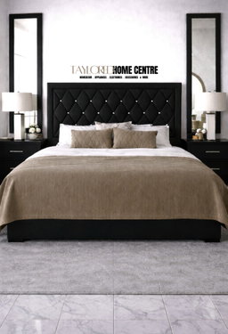 Upposted Headboard  Size KING  (Available In Black, Grey & Brown