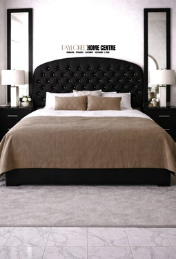 Upposted Headboard Size king & Queen (Available In Black, White & Grey