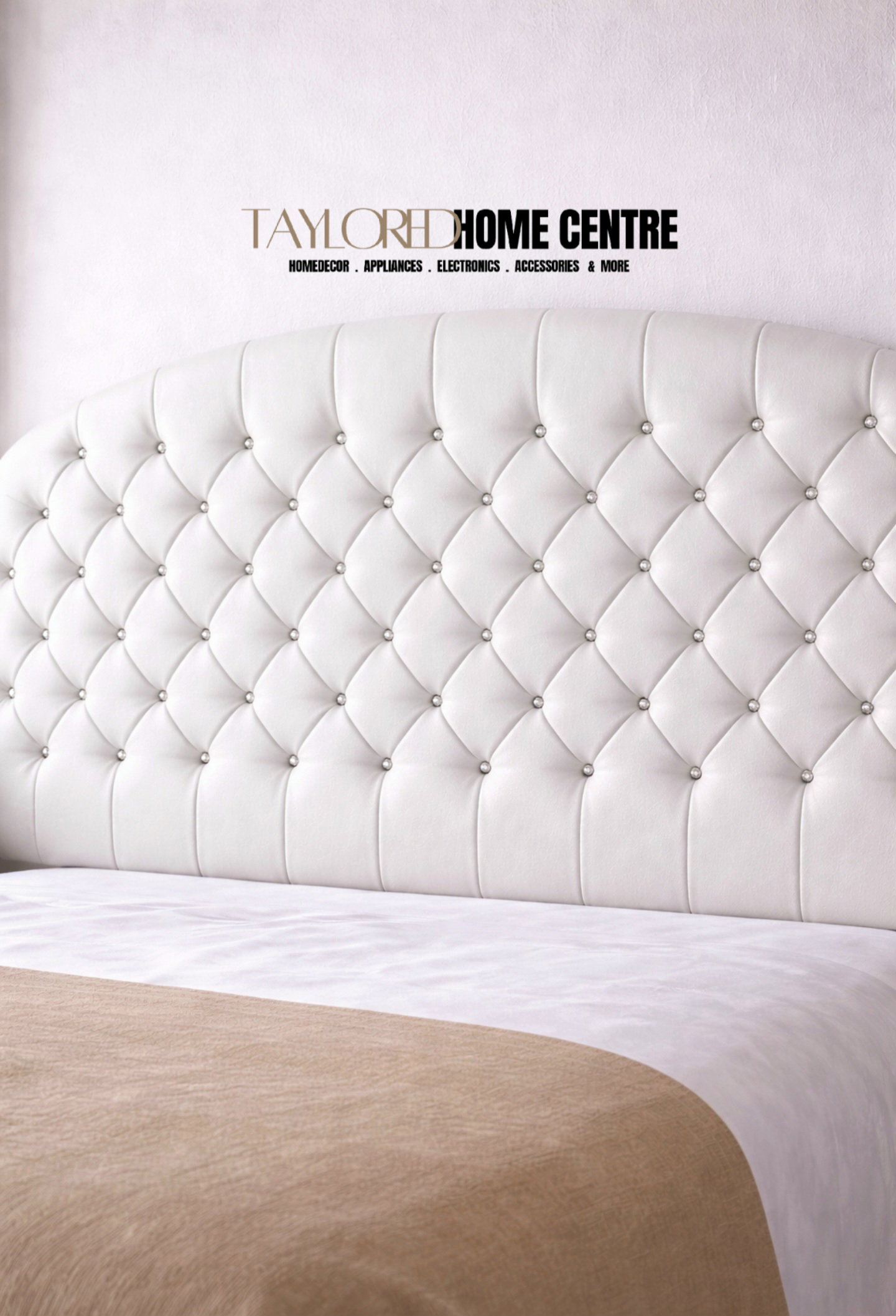 Upposted Headboard Size king & Queen (Available In Black, White & Grey_3