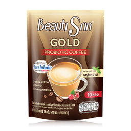 قهوة ذهبية بالباكتيريا النافعة محلاة بالستيفيا  
 BeautiSrin Gold Probiotic Coffee