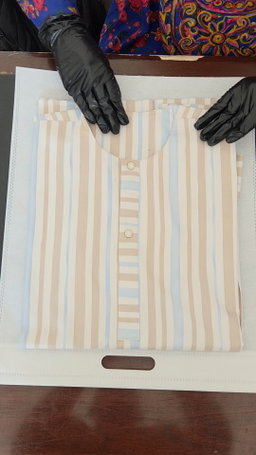 Chemise tradi-moderne à manches longues