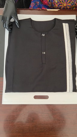 Chemise tradi-moderne à manches longues
