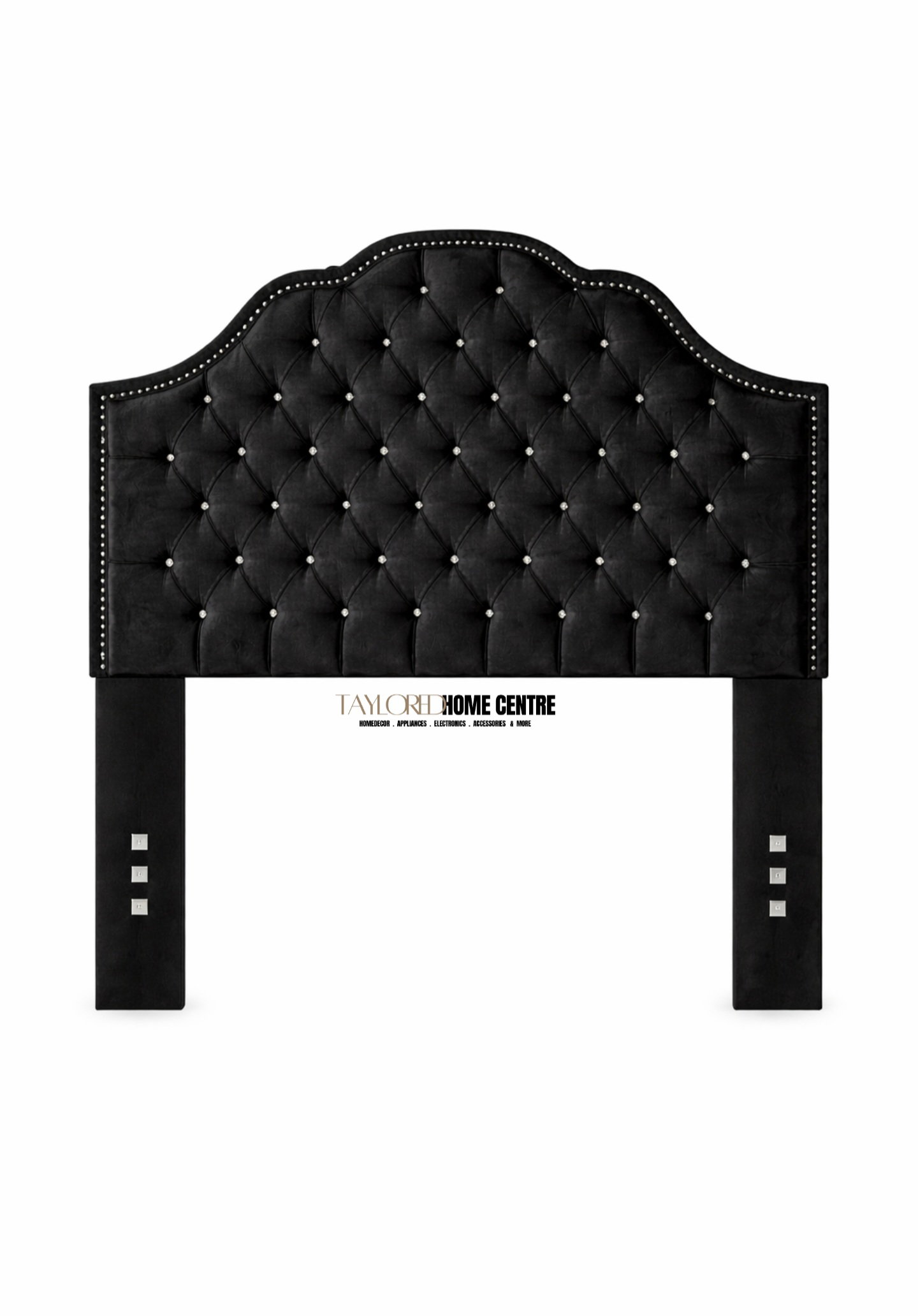 Upposted Headboard  Size King (Available In Black, Silver, Cream_2