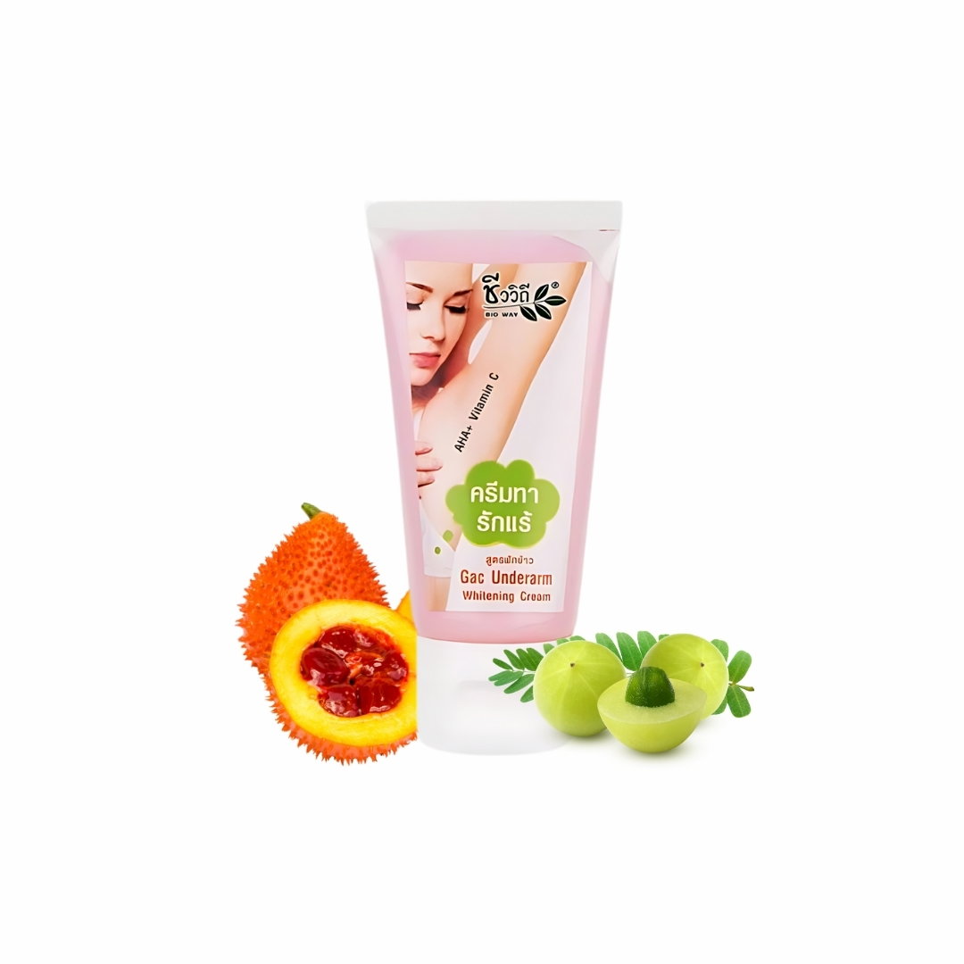 كريم تفتيح وإزالة رائحة  تحت الإبط - فاكهة جاك وعنب الثعلب 
 Gac Underarm Whitening Cream Chivaviti_1