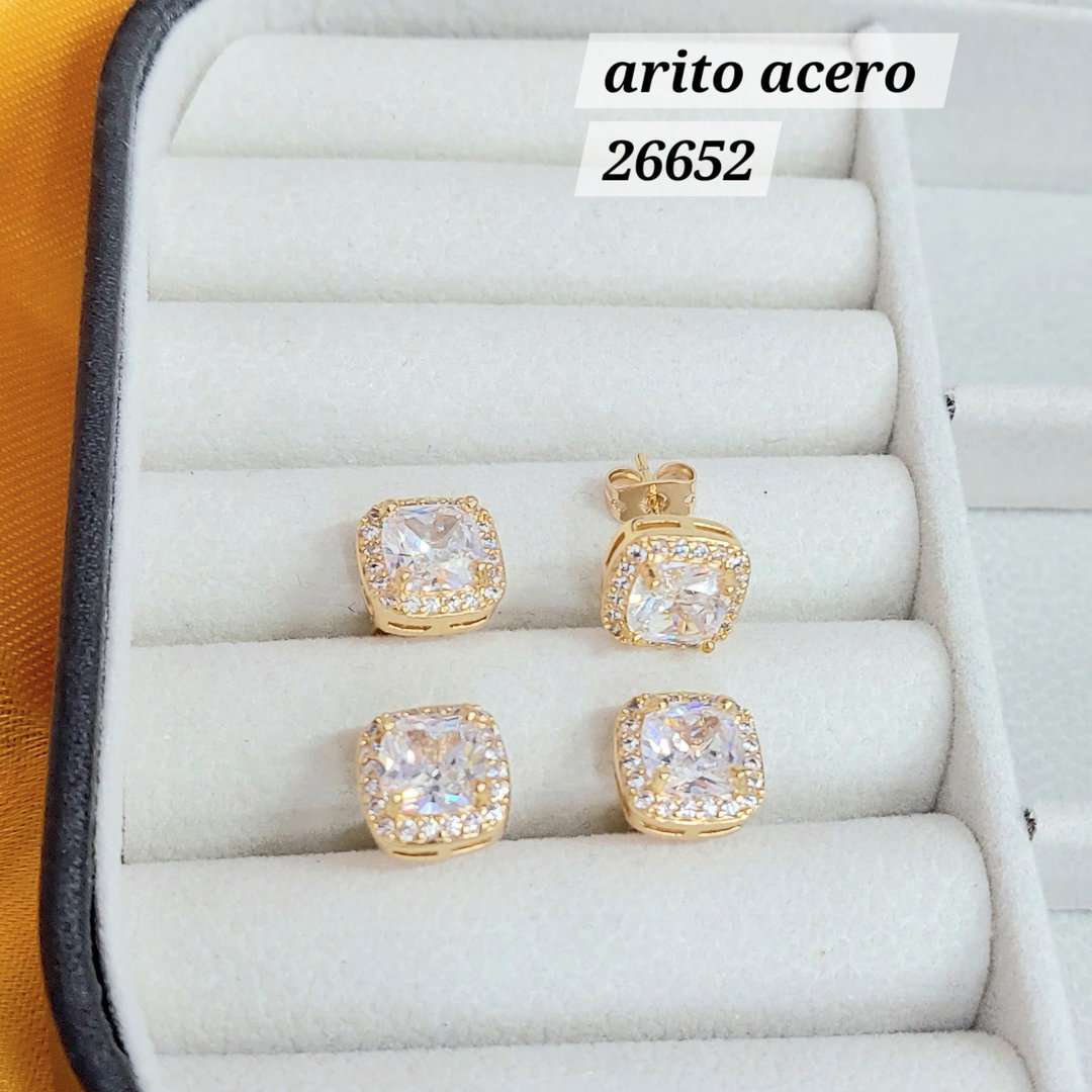 Aretes De Acero Inoxidable 