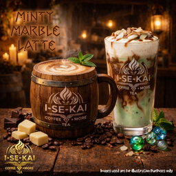 Minty Marble Latte (House Specialty)