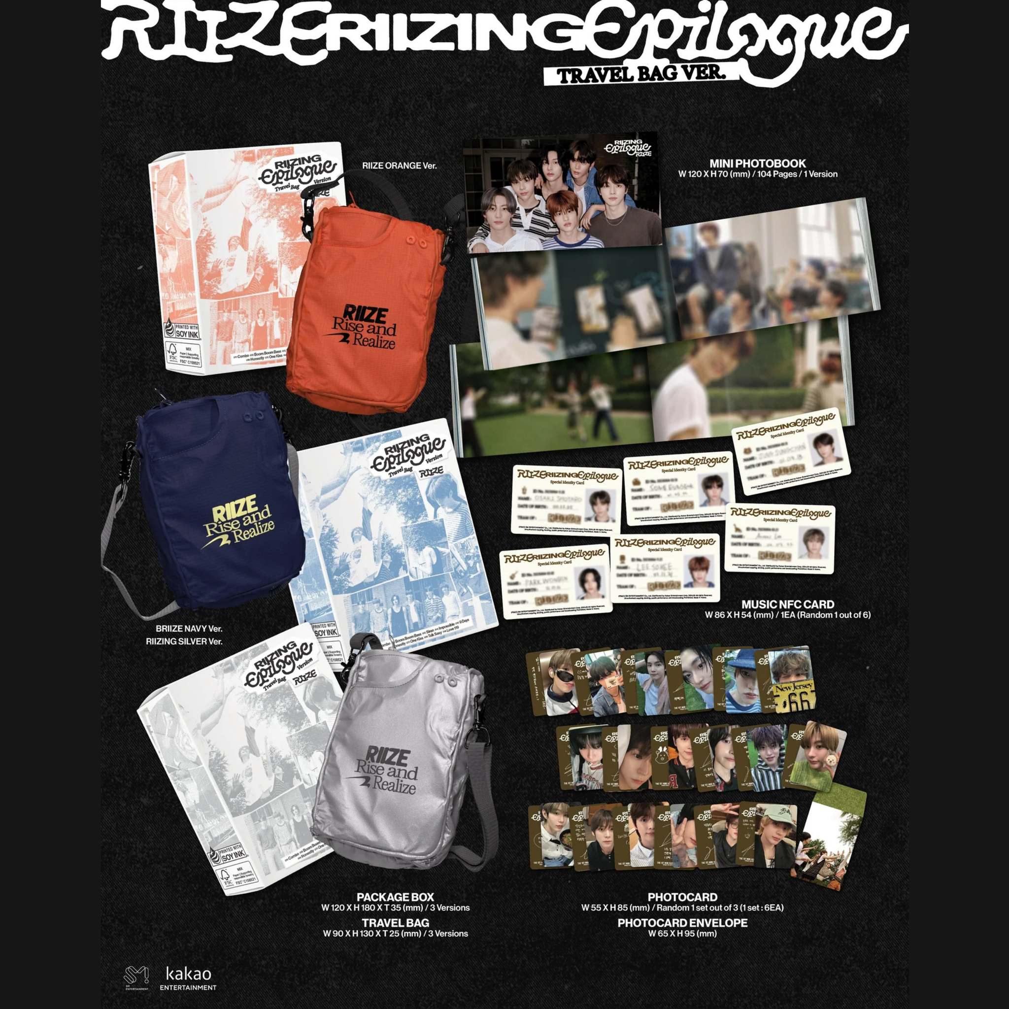 RIIZE 1st Mini Album RIIZING : Epilogue (TRAVEL BAG Ver.)_1