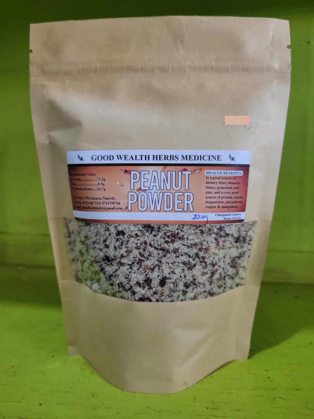 Peanut powder