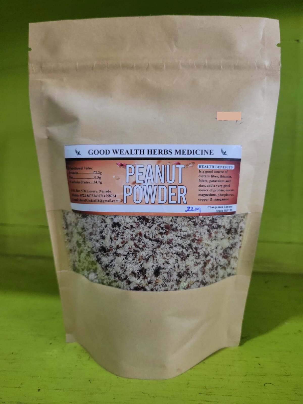 Peanut powder