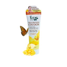 غسول بروتين الحرير الرغوي للبشرة المتعبة والباهتة
Chivavithi Silk Protein Cocoon Cleansing Whipping Foam
