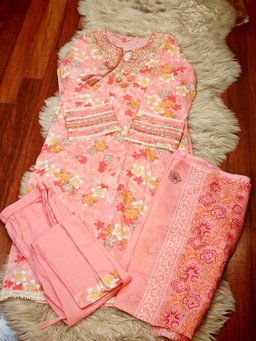 Cotton 3 pieces Suit