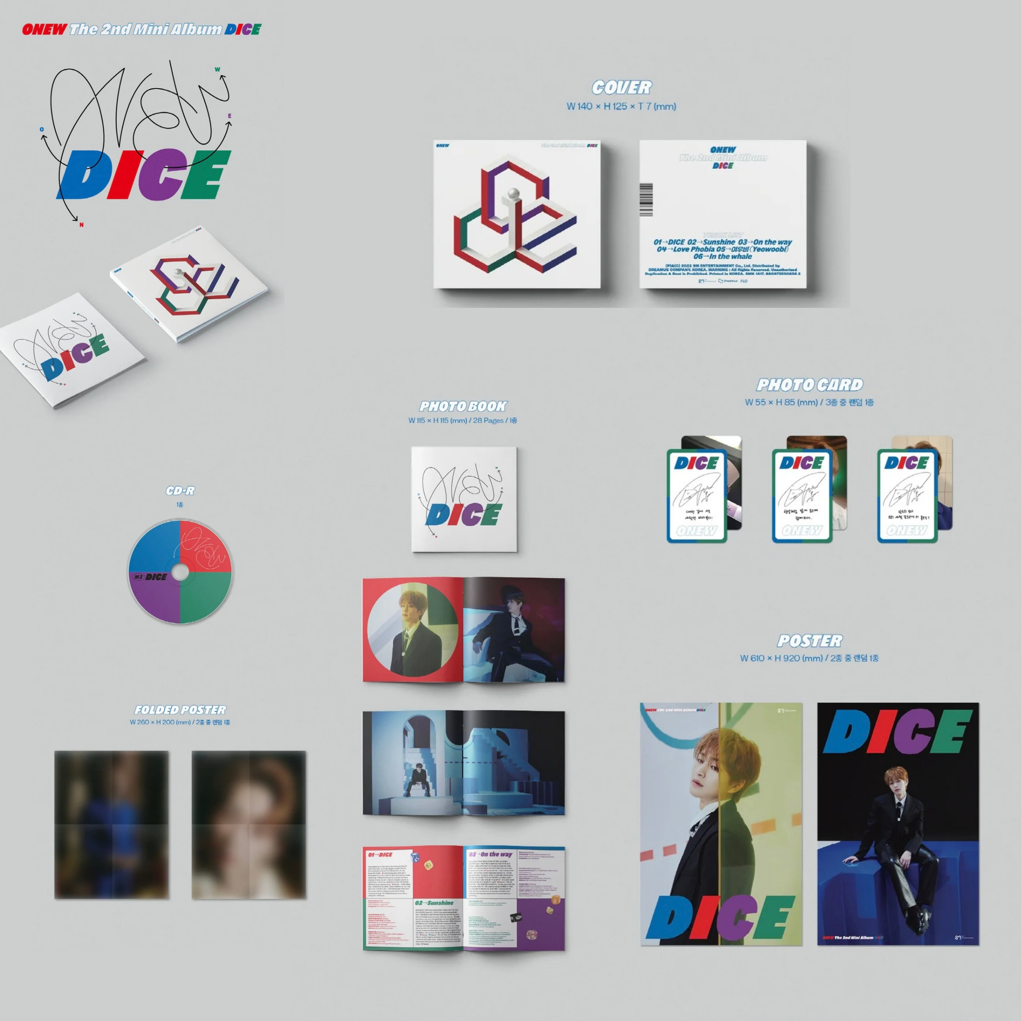 ONEW SHINEE - [DICE] 2nd Mini Album (DIGIPACK Version)_1