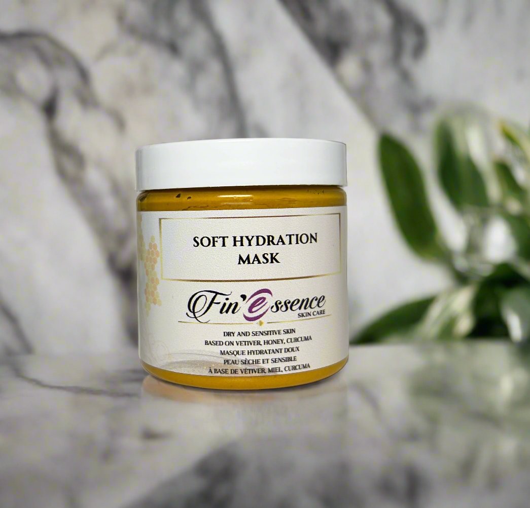 Masque hydratant anti acné: peau sensible/sèche