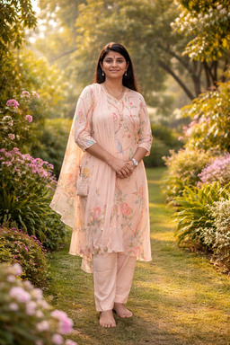 Muslin Silk Suit