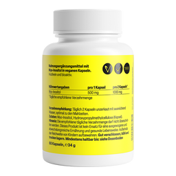 Myo-inositol 500 Mg – 60 Capsules