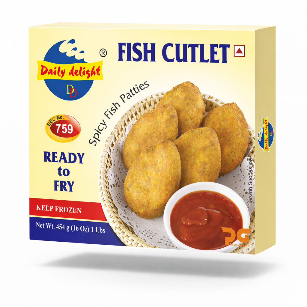 Daily Delight Fish Cutlet 454g_0